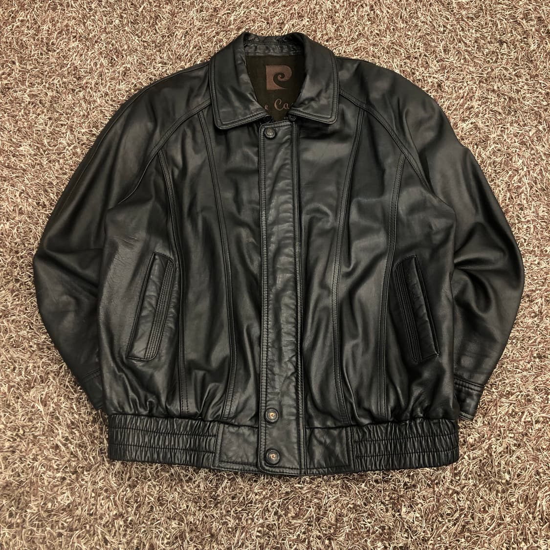 피에르가르뎅 양가죽 봄버 레더 가죽 자켓  상품이미지3