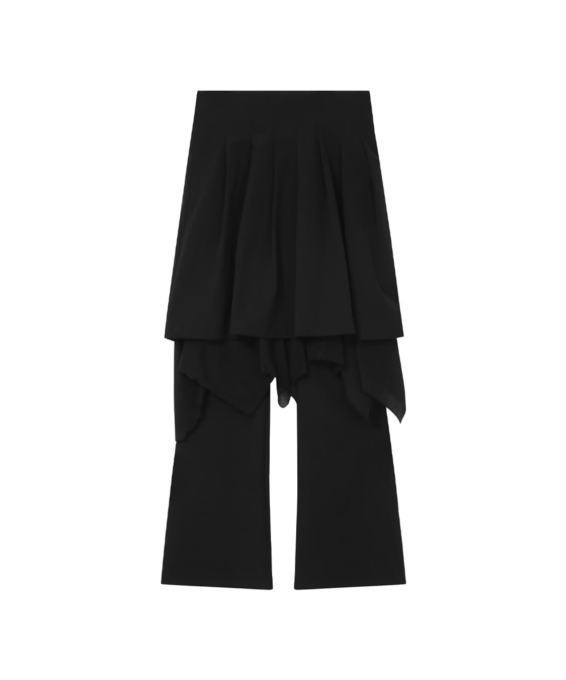 미세키서울 Layered skirt pants set BLACK 상품이미지2