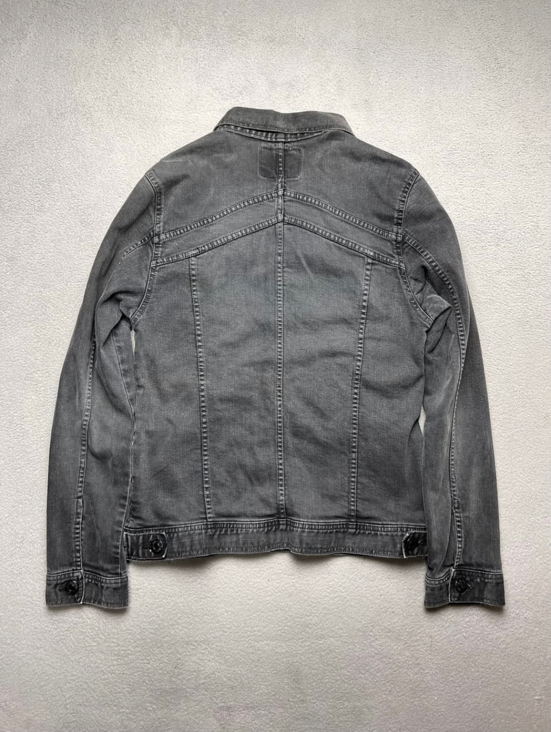 Blue Boy 멀티지퍼 디테일 그레이 데님자켓 상품이미지2