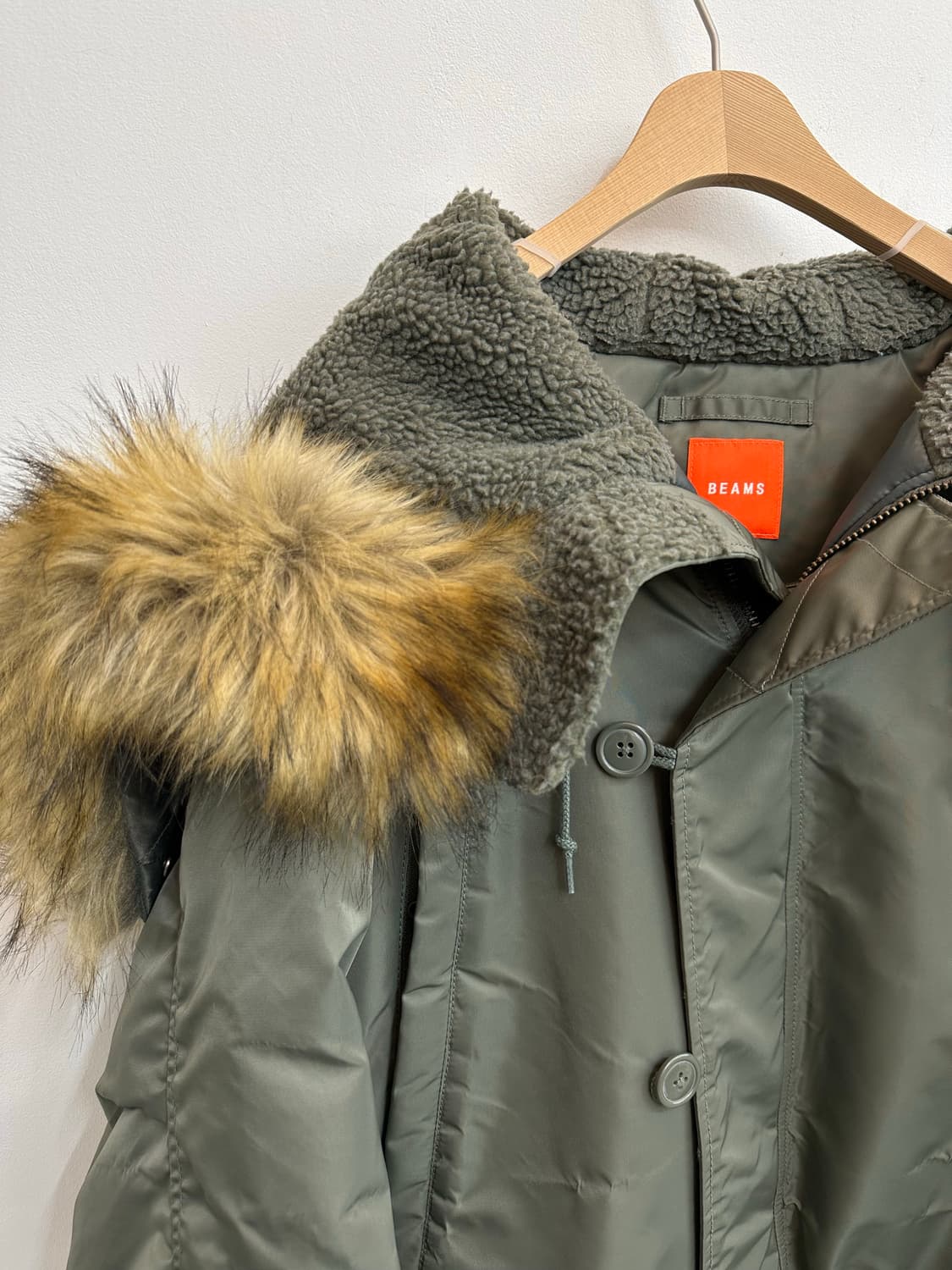 BeAMS 빔즈 N2B N3B 프리마로프트 퍼 항공 점퍼 플라이트 자켓  상품이미지5