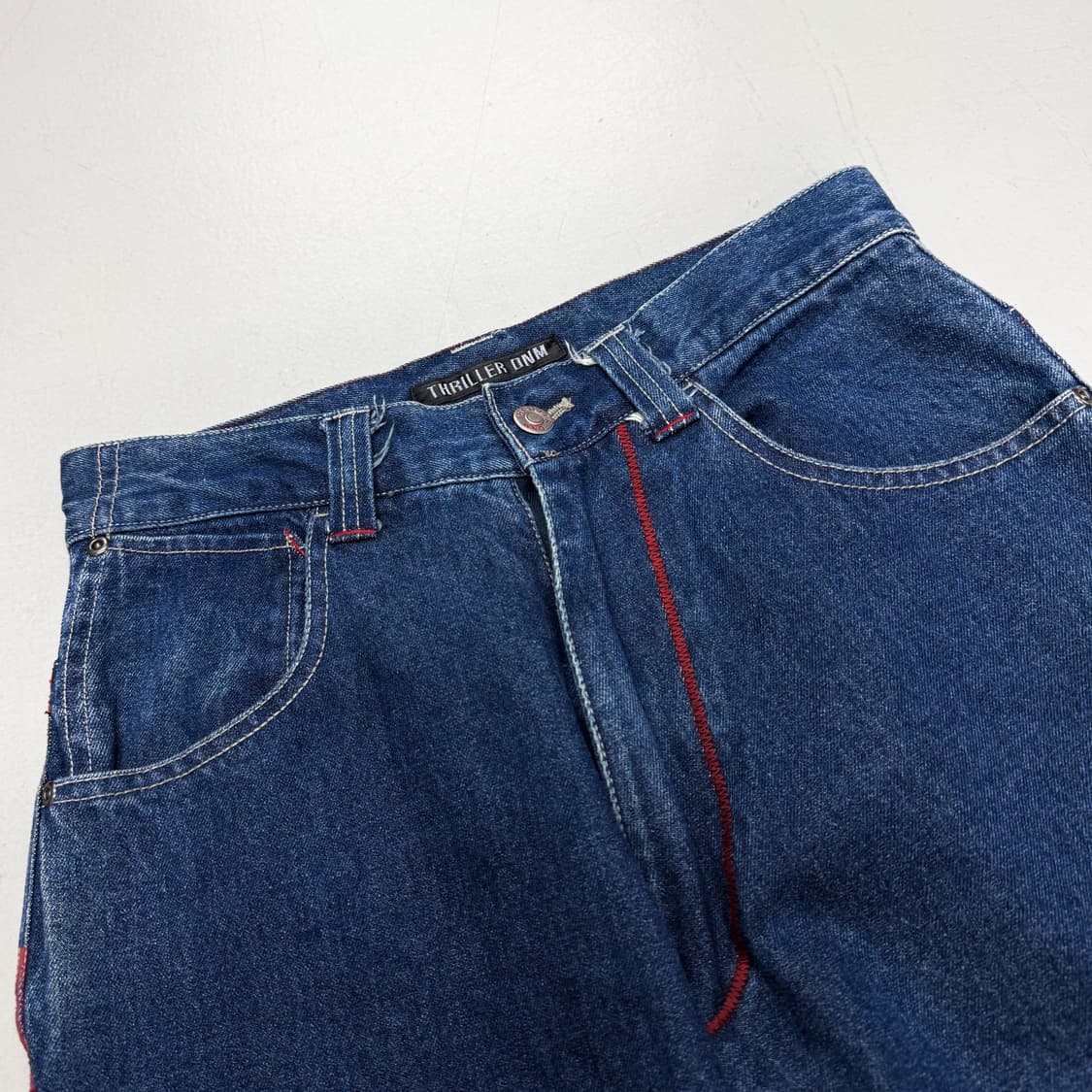 JPN 제팬 스릴러 데님 빅로고 힙합 올드스쿨 데님팬츠 상품이미지4