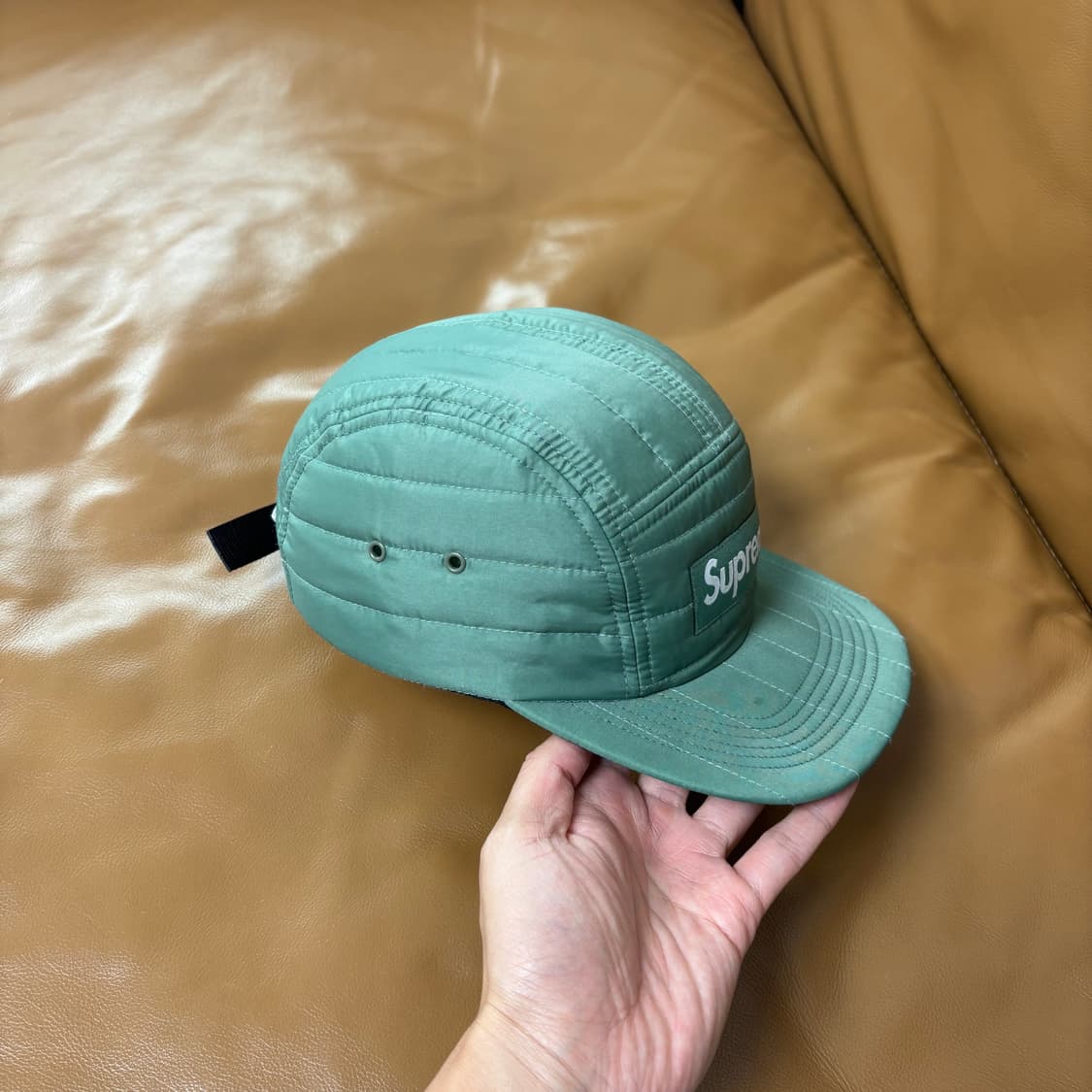 Supreme 슈프림 모스 그린 캠프캡 모자 (Moss Green) 상품이미지3