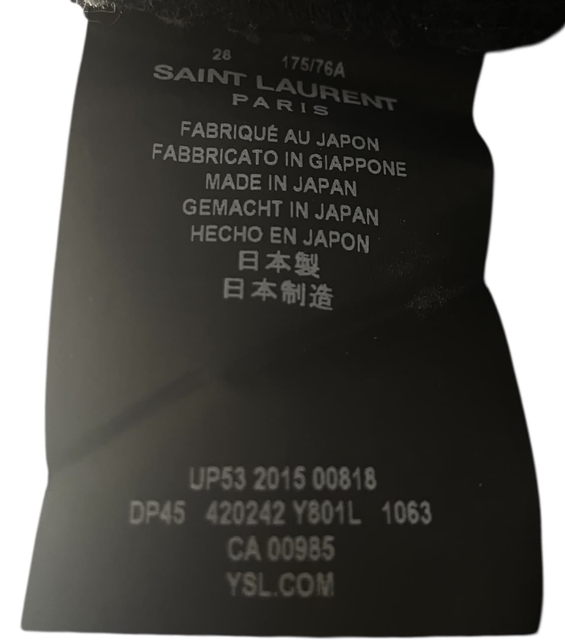 생로랑 블리치드 블랙 디스진 상품이미지6