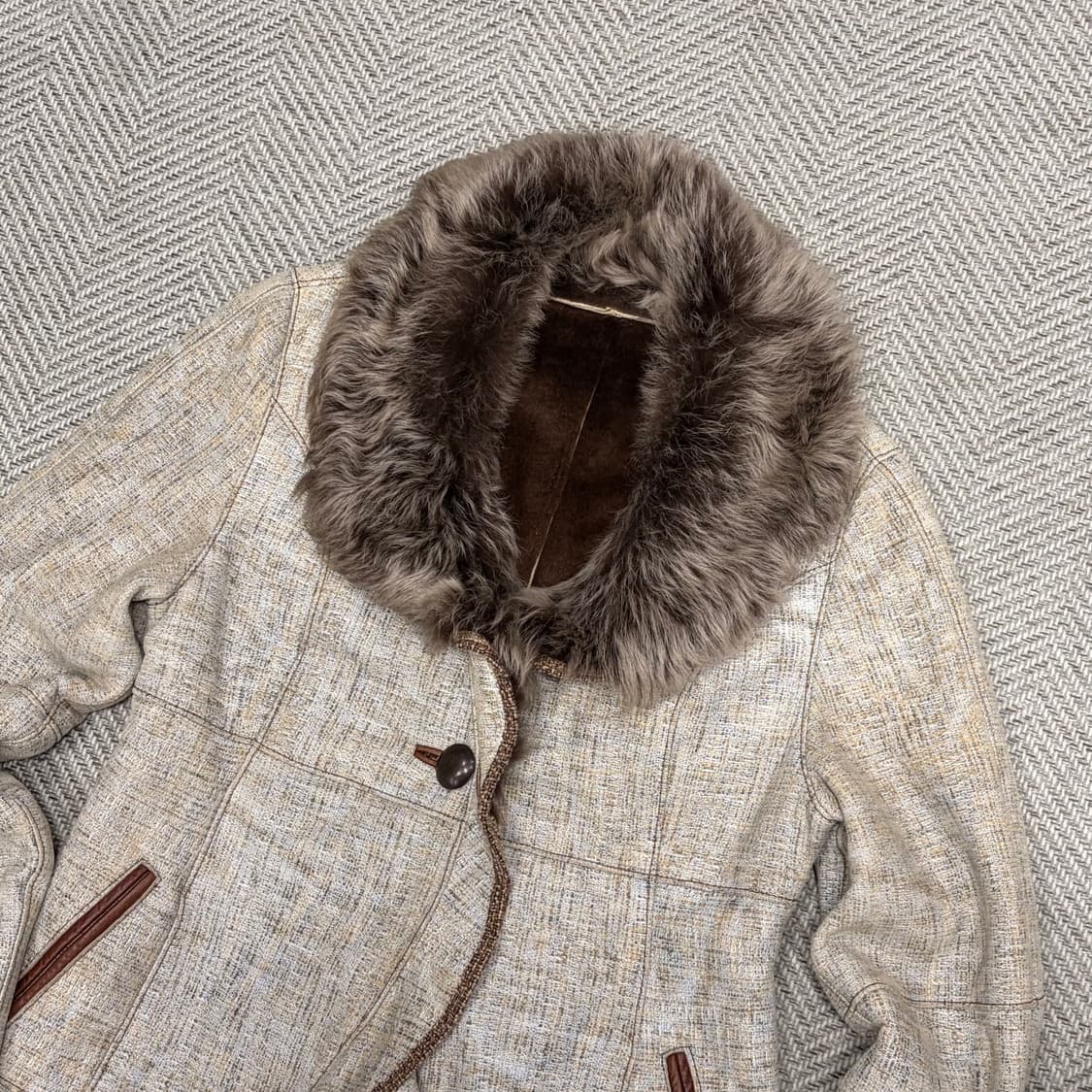 그런지 페어리 프릴 퍼자켓 v1073 상품이미지3