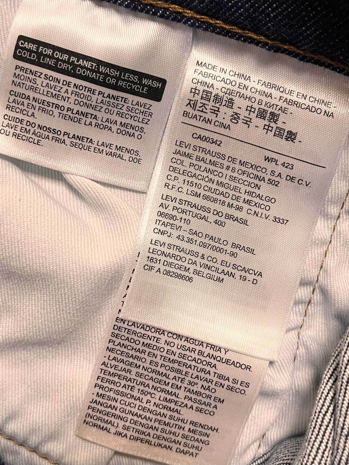 리바이스 LEJ 502 데님팬츠 W28 L32 상품이미지5