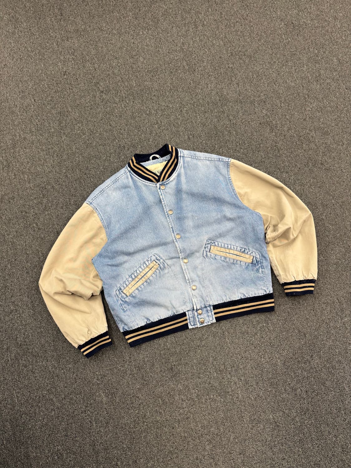 L)OLD NAVY 빈티지 데님 바시티자켓 상품이미지1