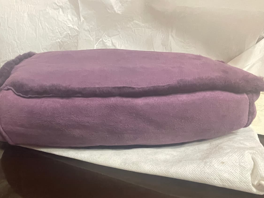 샤넬 스웨이드 보라색 토드백 상품이미지8