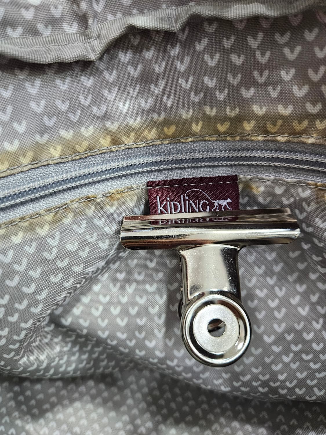키플링(KIPLING) 투포켓 버건디 숄더&크로스백 상품이미지6