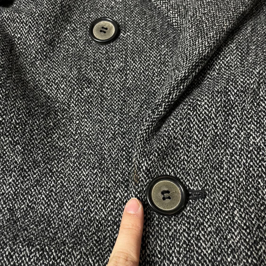 엔더슨벨 헤링턴 울 더블 자켓 S 상품이미지6