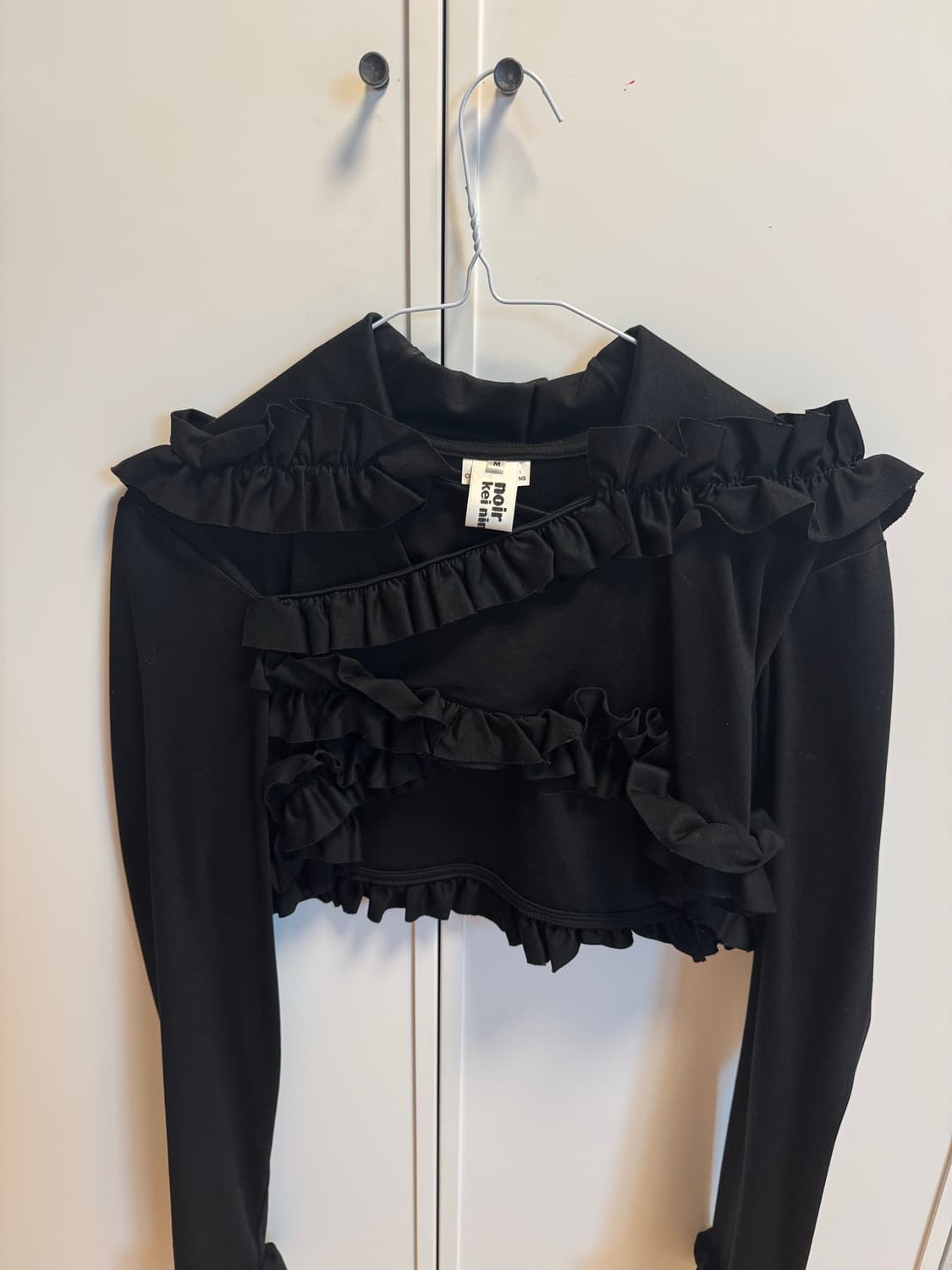 꼼데가르송 noir kei ninomiya 볼레로 탑 상품이미지1