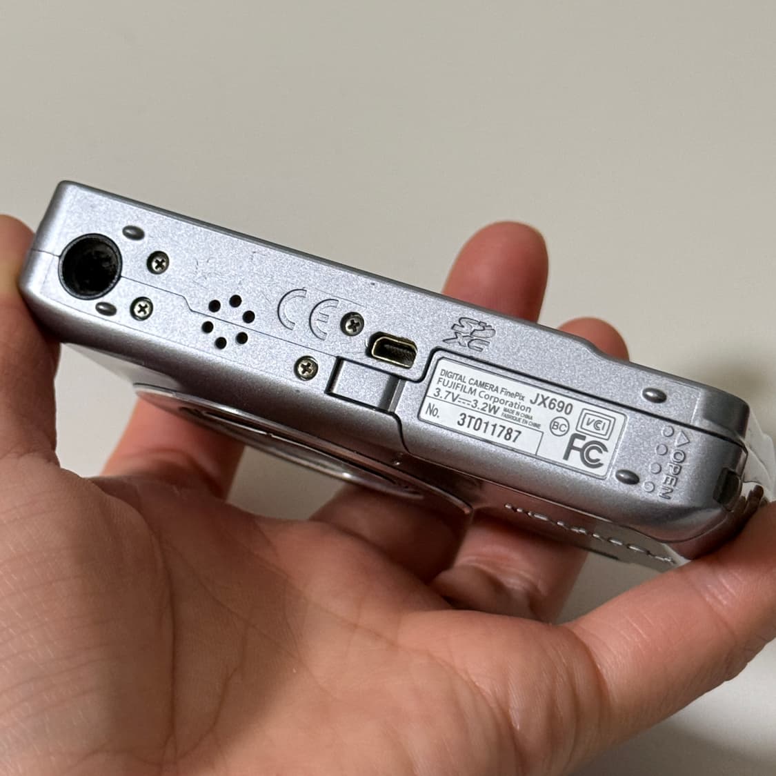 후지 jx690 빈티지 디카 디지털카메라 그레이실버 상품이미지7