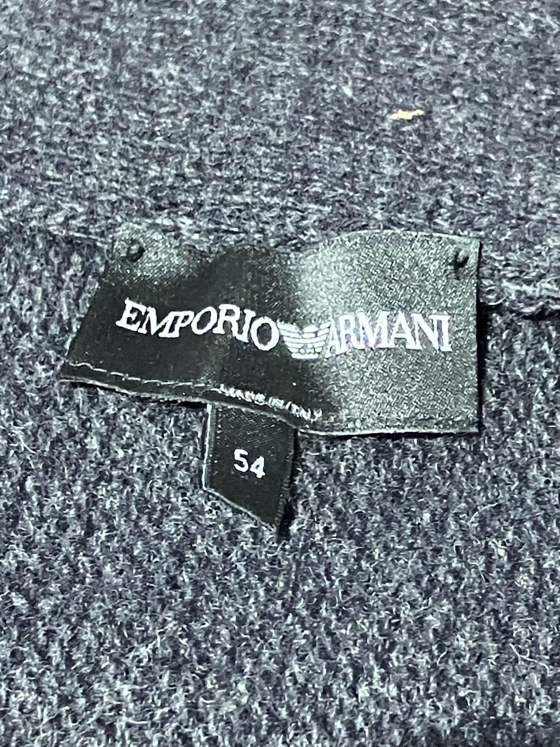 Emporio Armani 울 니트 집업 XL 상품이미지8