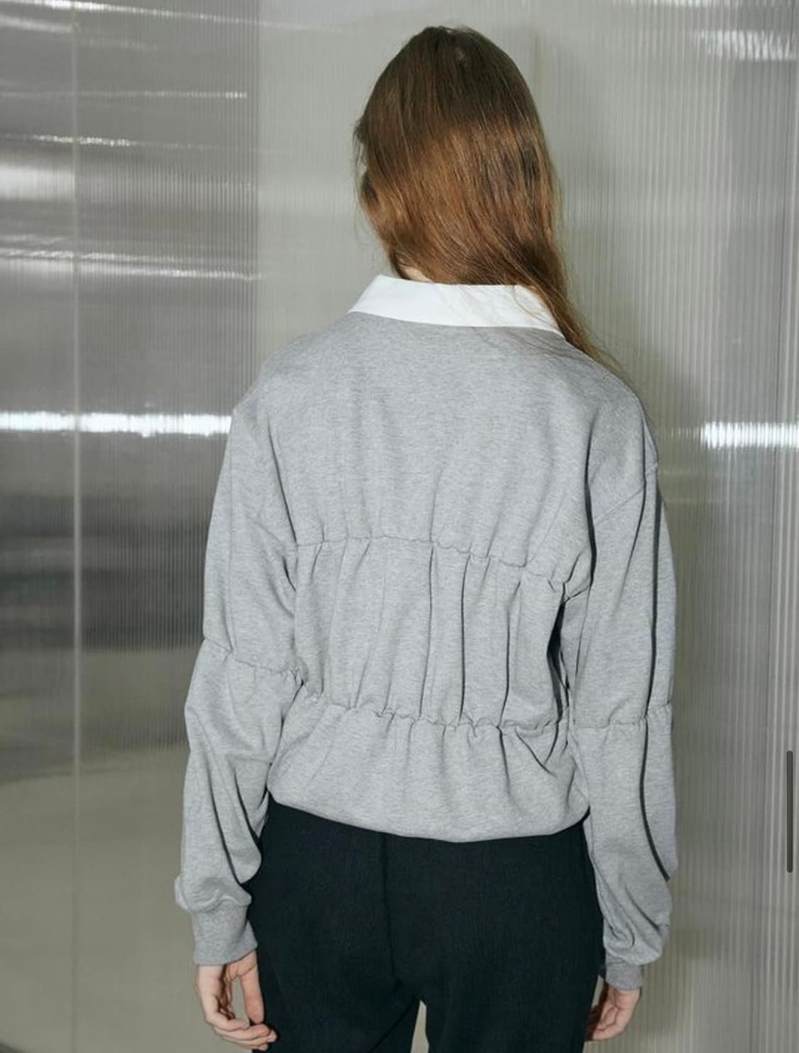 Youngoh 영오 셔링 카라 맨투맨 F 상품이미지3