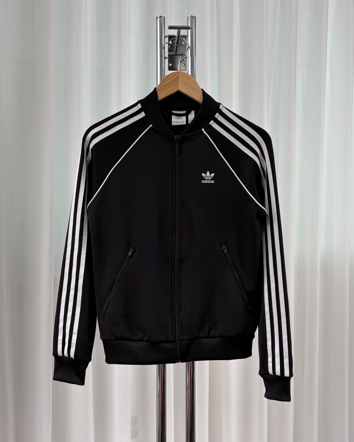 [XS]아디다스 트레포일 SST 블랙 트랙탑 져지 상품이미지2