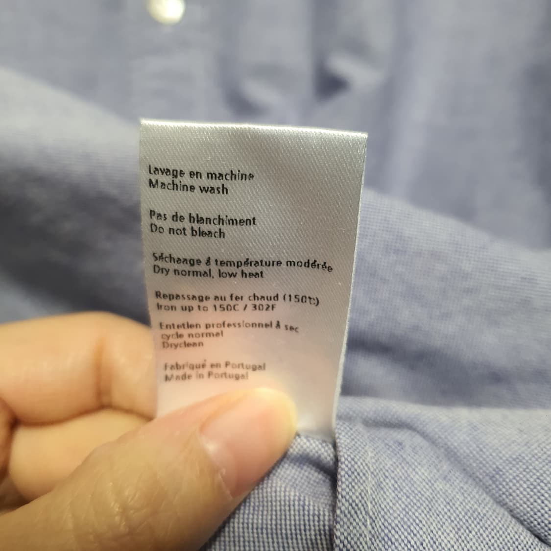 메종키츠네 폭스 자수 옥스포드 셔츠  상품이미지7