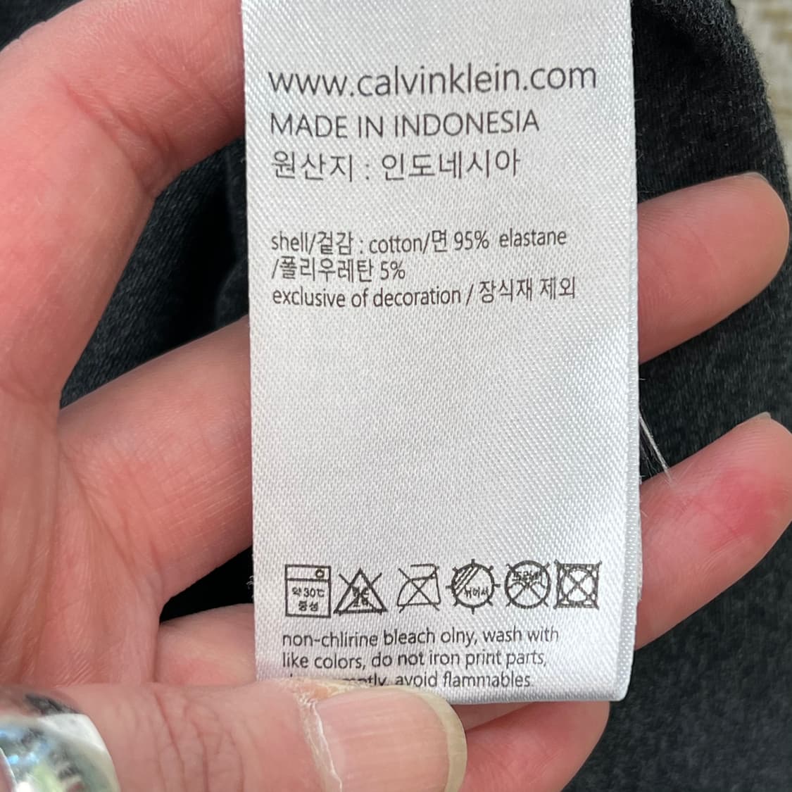 캘빈클라인 로고 반팔 카라티 r4013 상품이미지9