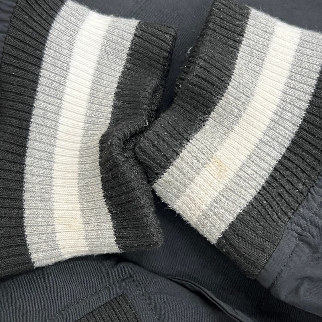 백 넘버 블랙 자수 스타디움 점퍼 XL 상품이미지8