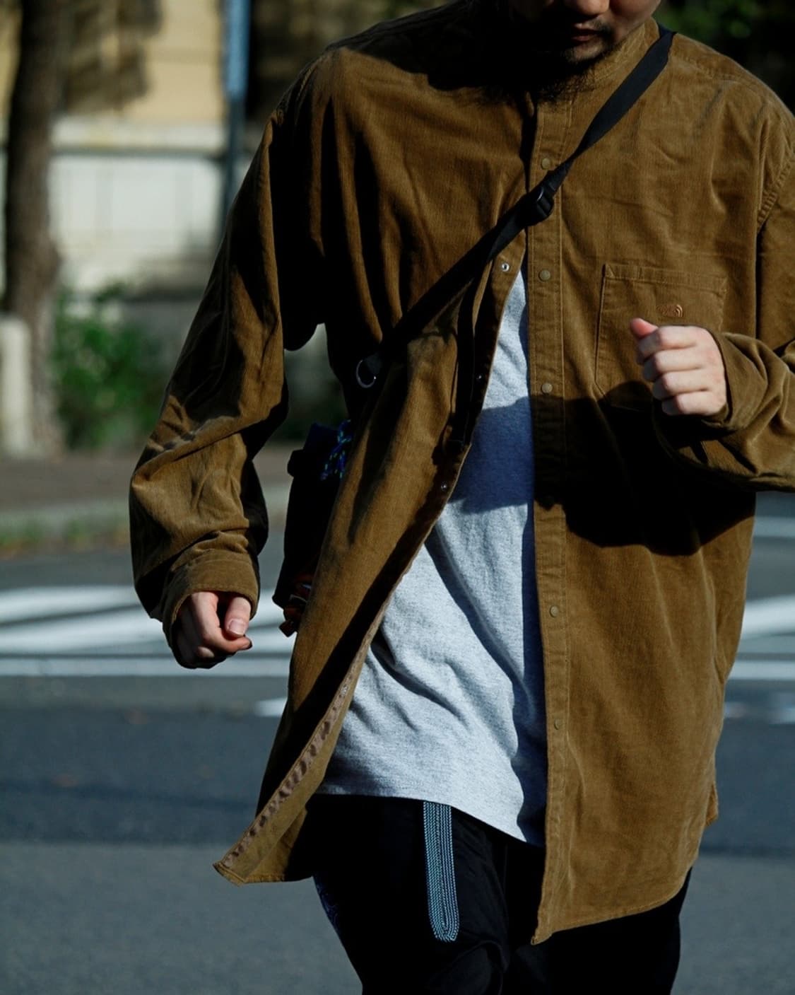 노스페이스 퍼플라벨 밴드카라 코듀로이 셔츠 상품이미지7