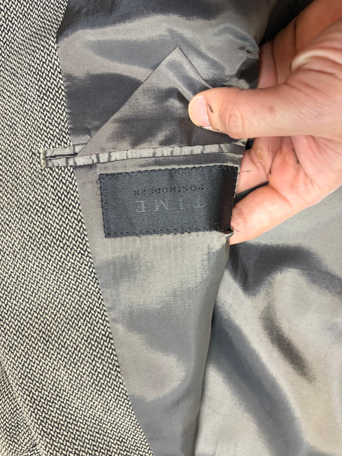 100-105) 타임옴므 울 블레이저 자켓  상품이미지7