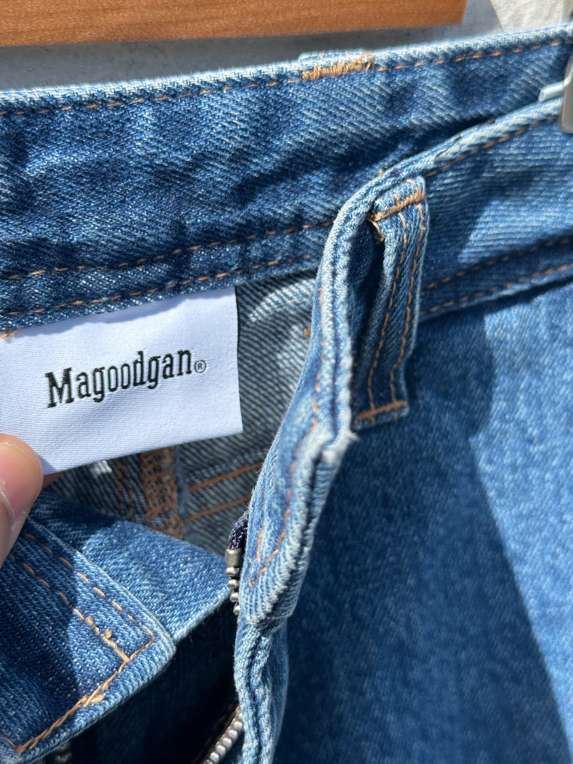 [28] MAGOODGAN 맥우드건 데님 반바지 상품이미지4