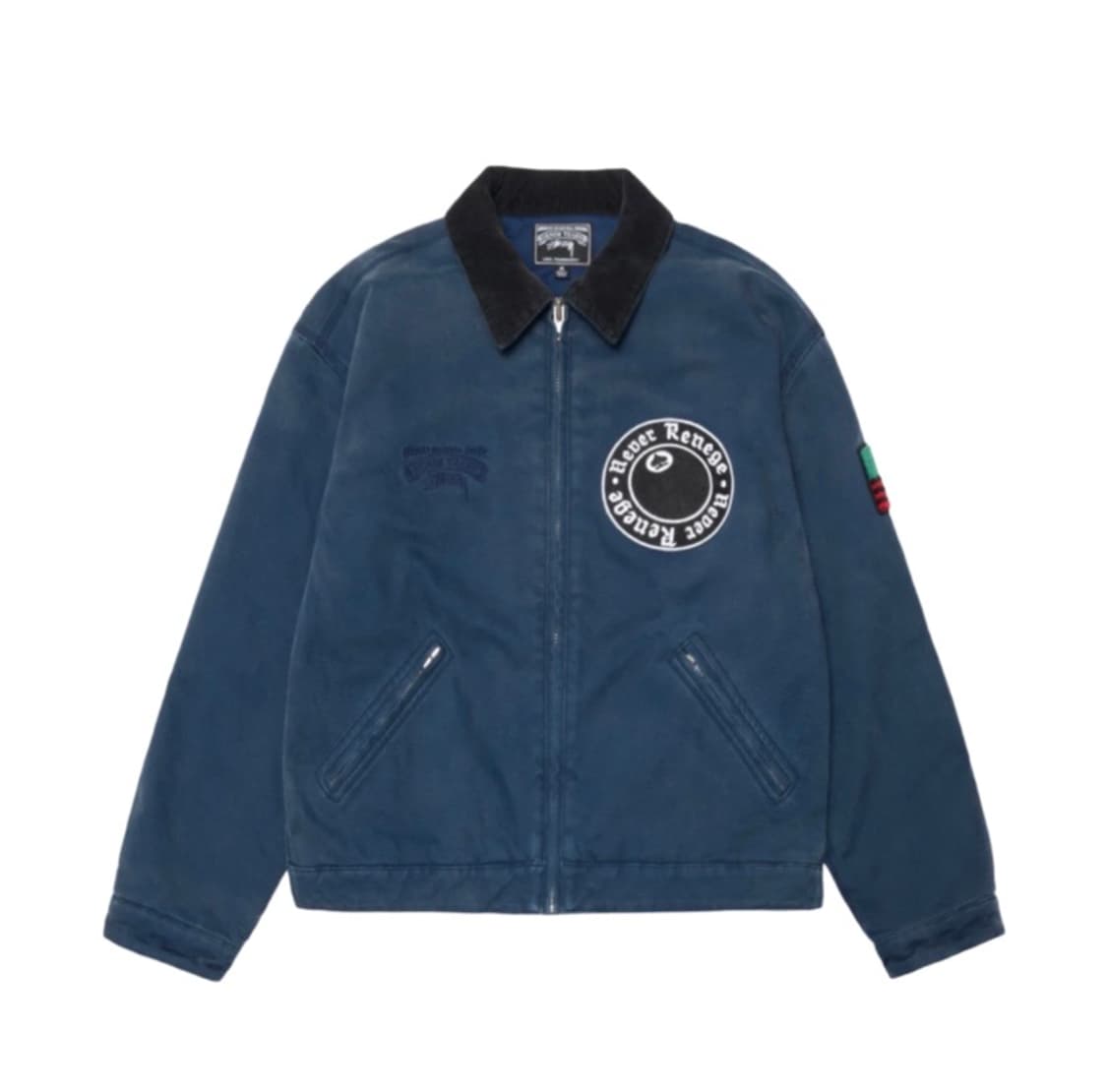 m 스투시 데님티어스 캔버스 데님 자켓 블루 상품이미지1