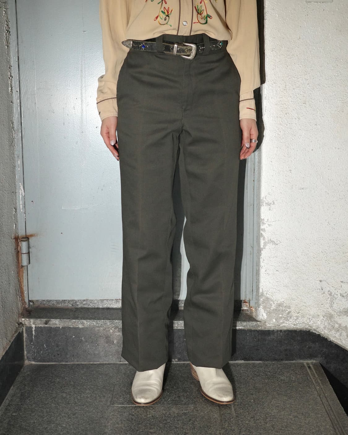 60‘s 빈티지 트윌 워크 팬츠 상품이미지10