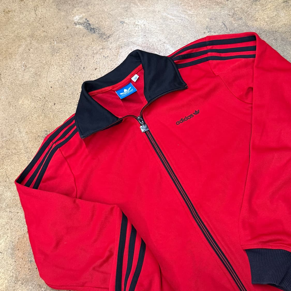 아디다스 빨검 레드 져지 트랙탑 100 상품이미지1