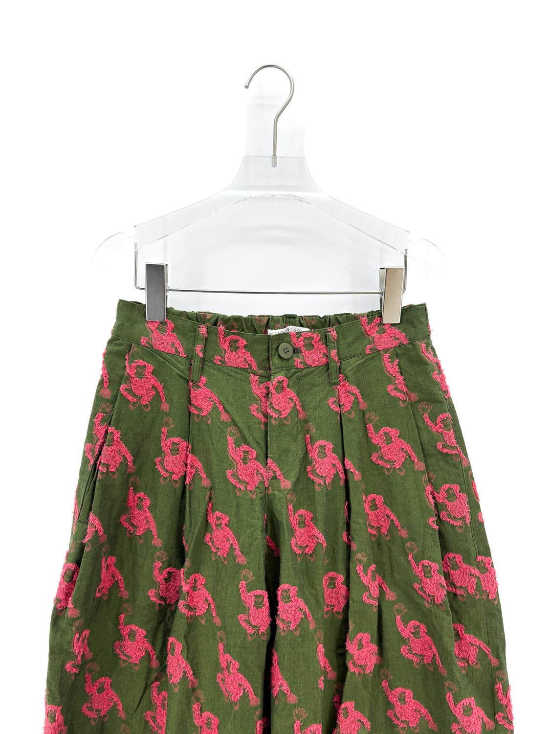 플리츠플리즈 이세이미야케 원숭이 자수 카프리 팬츠 상품이미지2