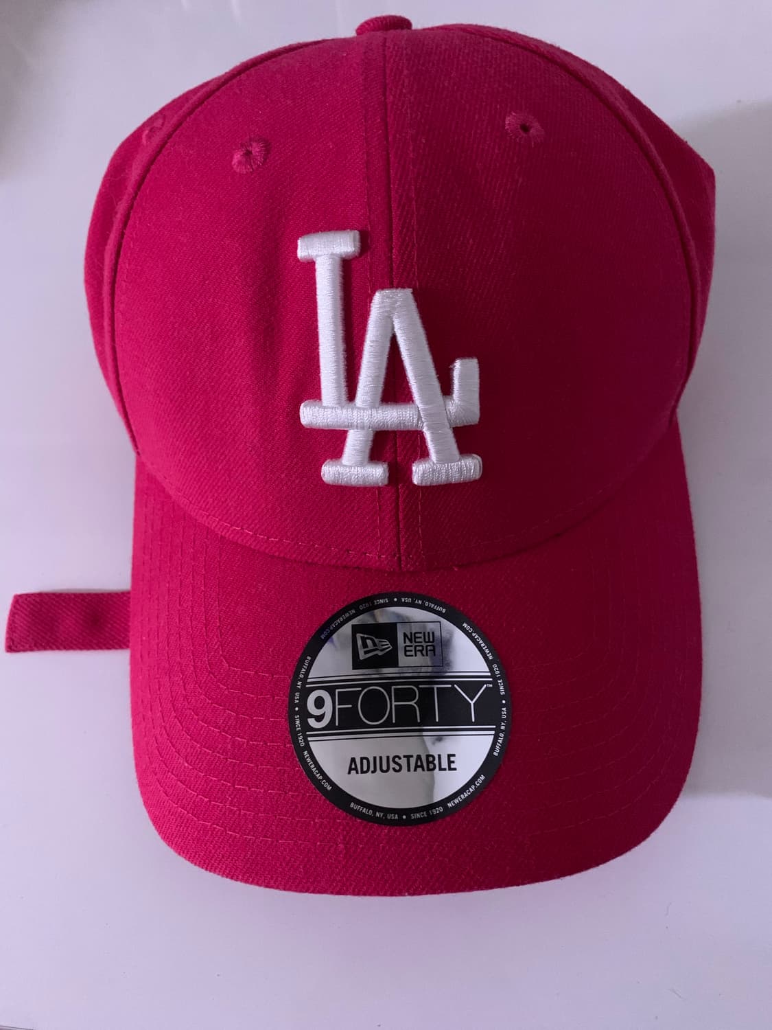 MLB 뉴에라 핑크 볼캡 모자 상품이미지1