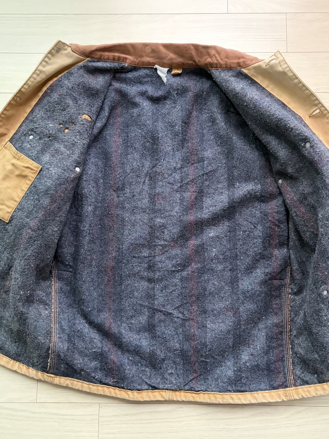 80-90s 칼하트 캔버스 덕 미시간 초어 자켓 USA (103) 상품이미지8