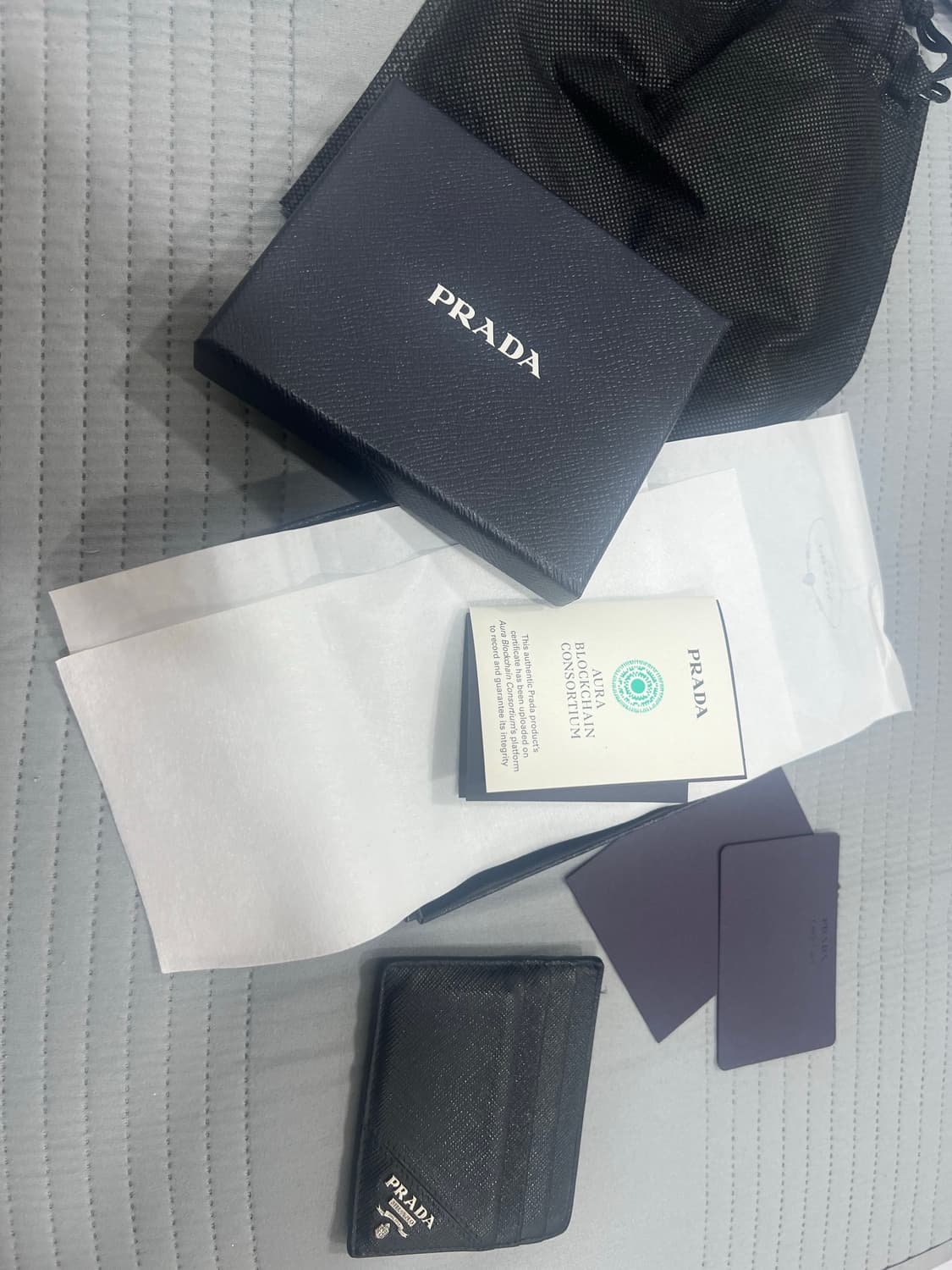 프라다 사피아노 카드지갑 상품이미지1