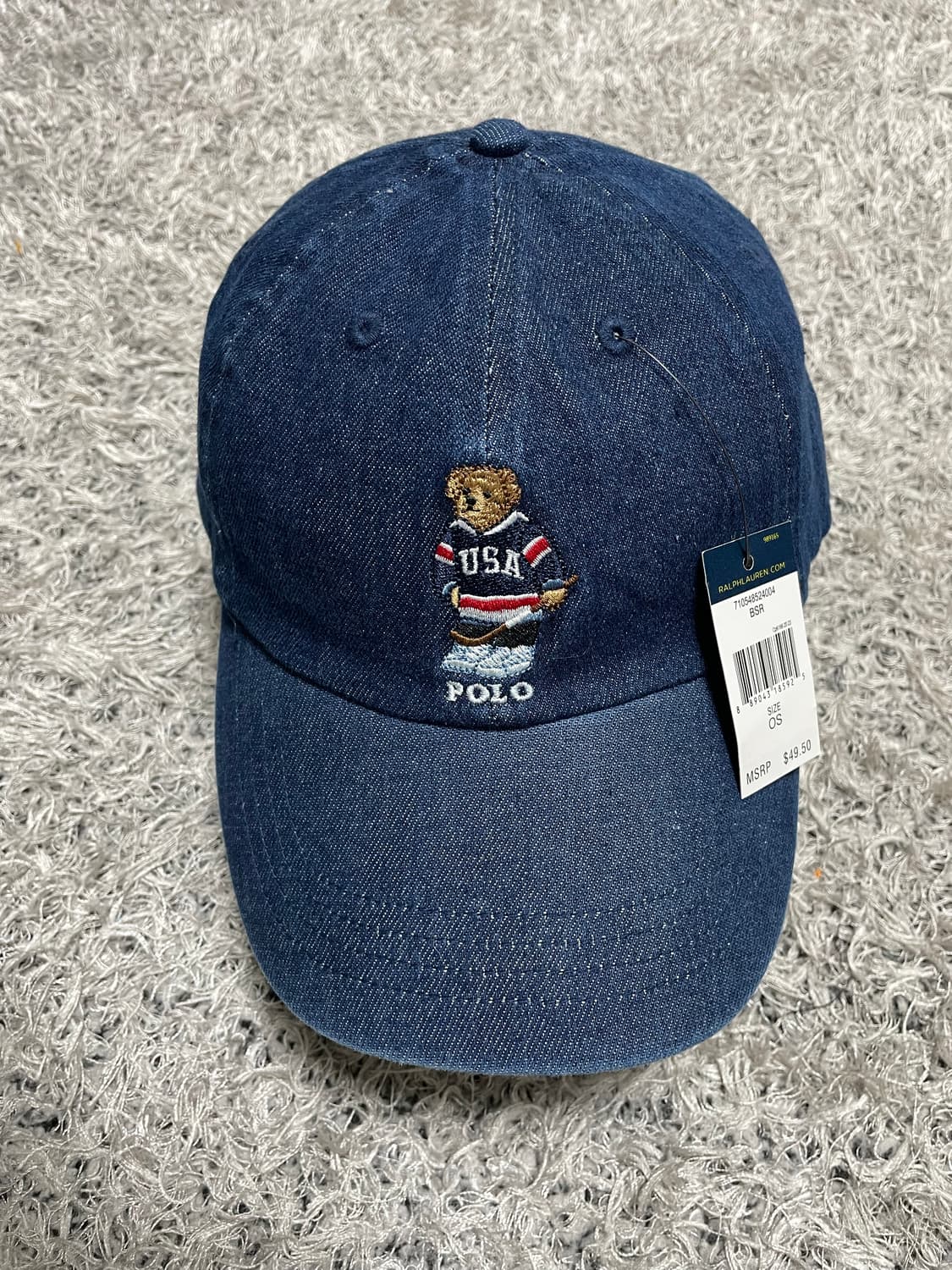 폴로Polo 폴로베어 데님 코튼 캡 Free 상품이미지2