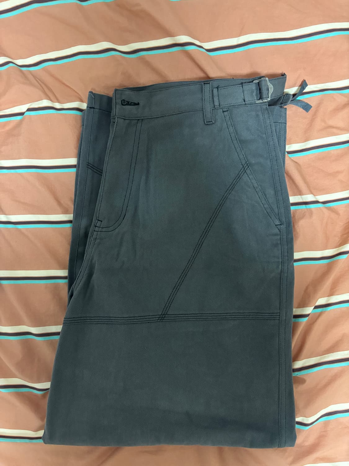 테켓 팬츠 차콜 라지 상품이미지3