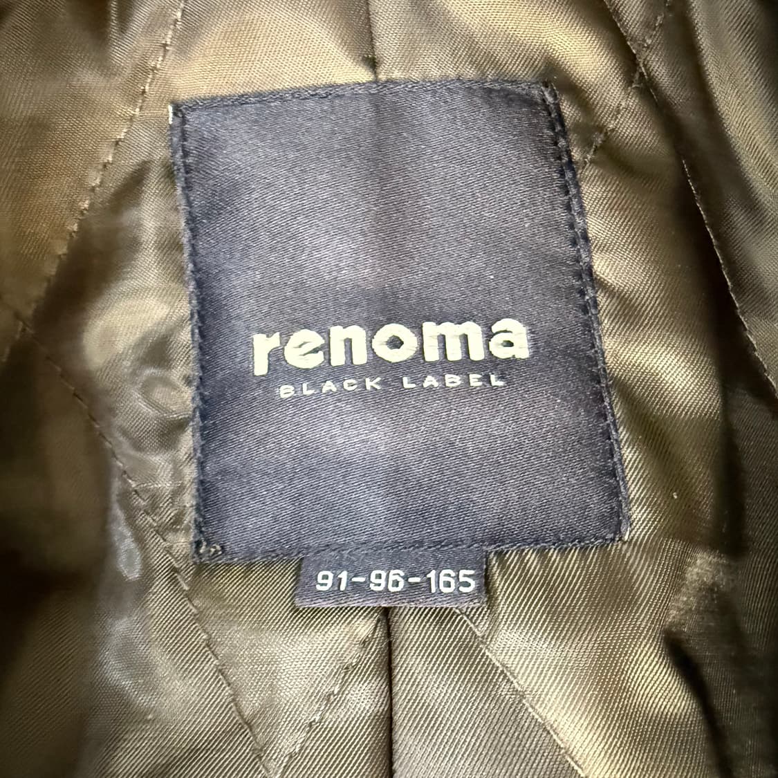 91 레노마 누빔 더블 코트 0320T 상품이미지3