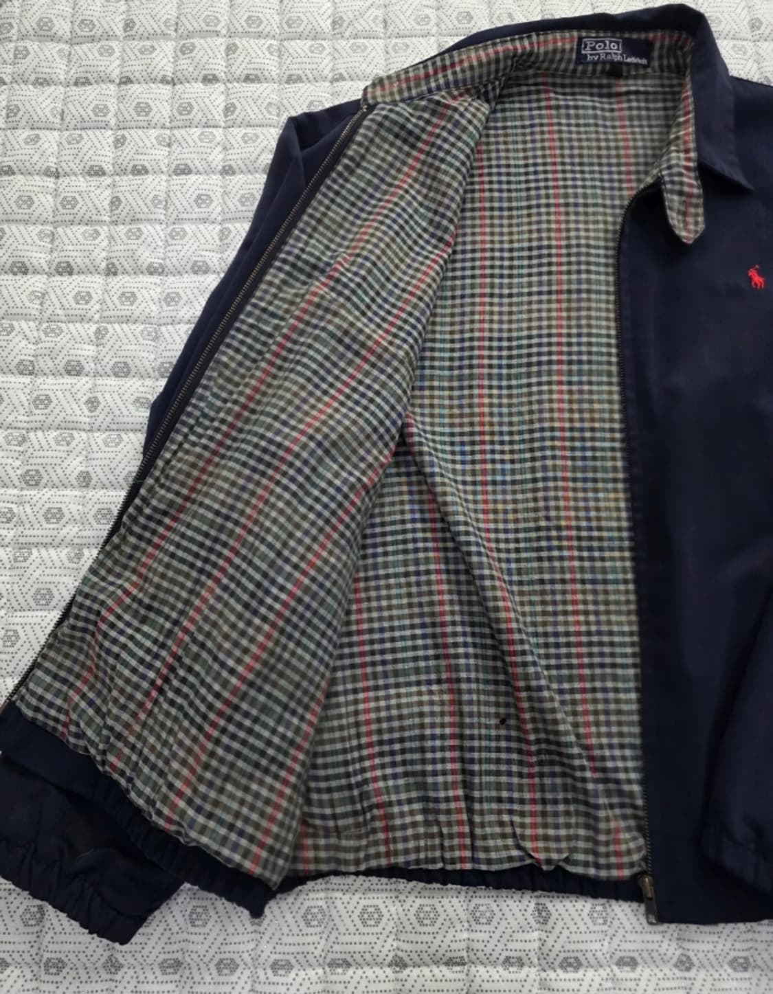 폴로 랄프로렌 블루종 자켓 네이비 105 상품이미지4