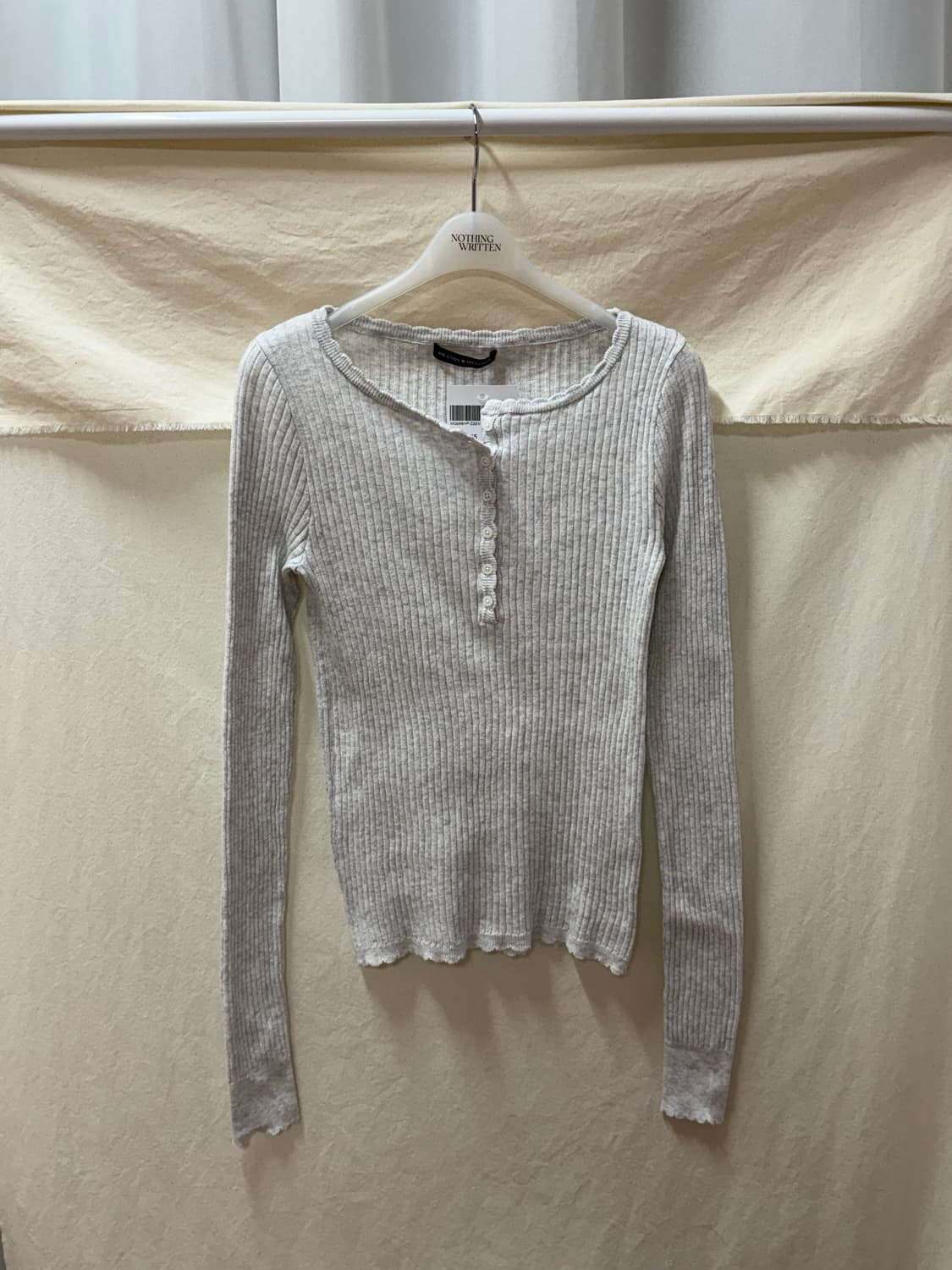 브랜디멜빌 골지 단추티 상품이미지1