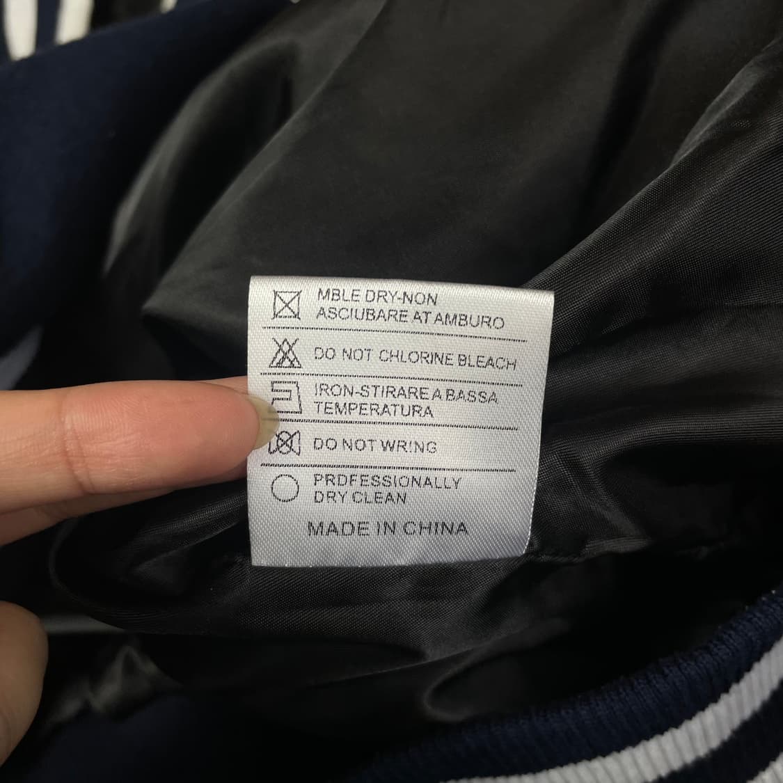 나이키 네이비 더블 스우시 울 바시티 자켓 F 상품이미지7