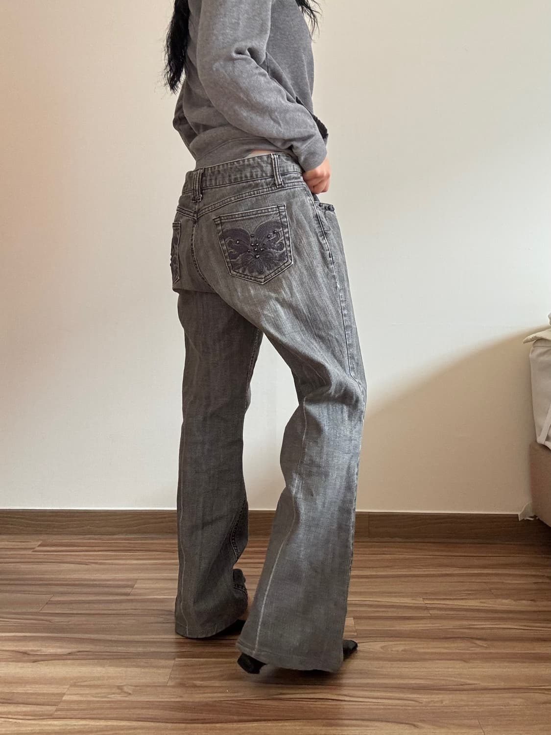 데님 부츠컷 팬츠 상품이미지2