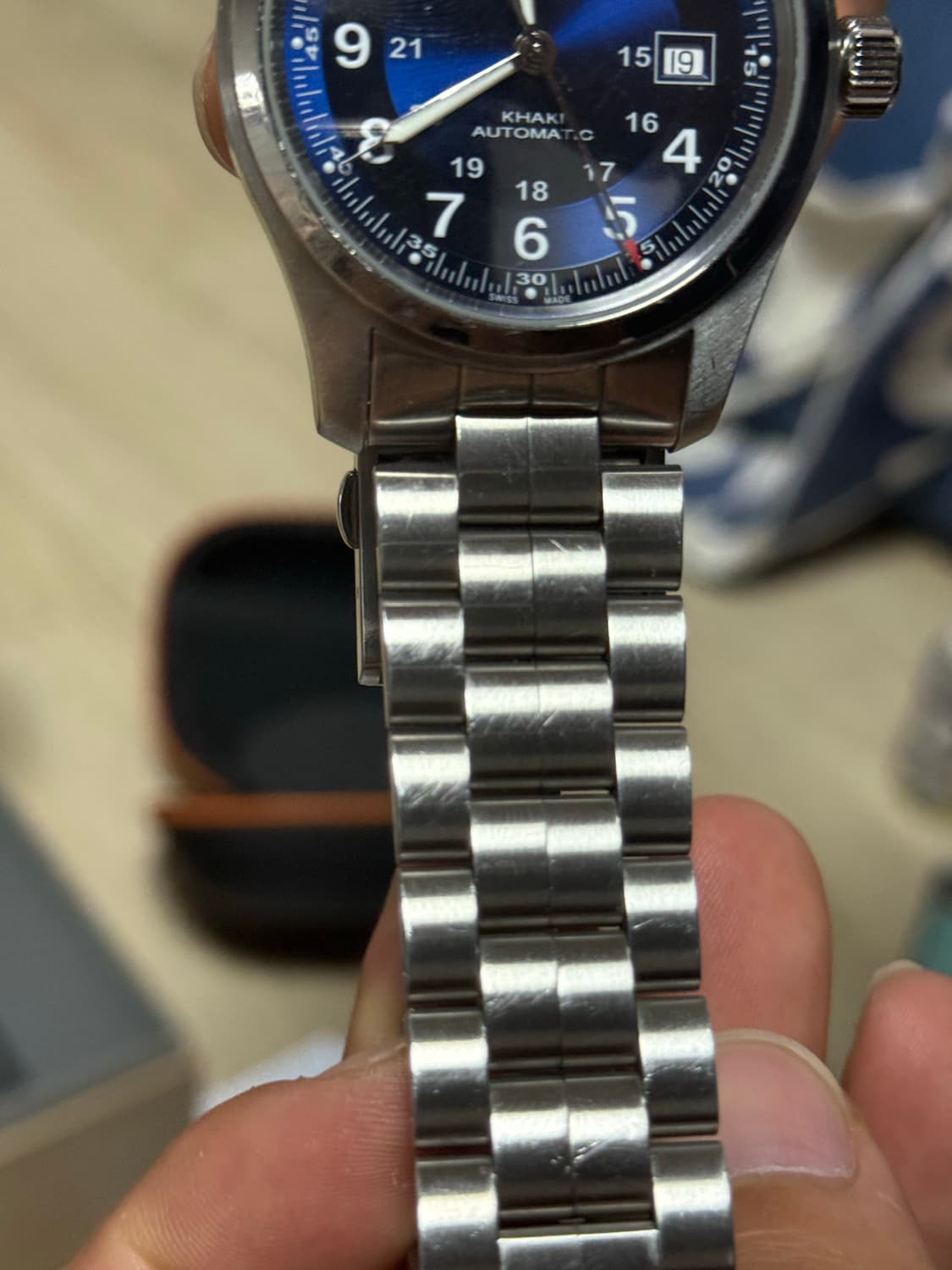 해밀턴 시계 청판 카키필드 오토 42mm H70605140 상품이미지4