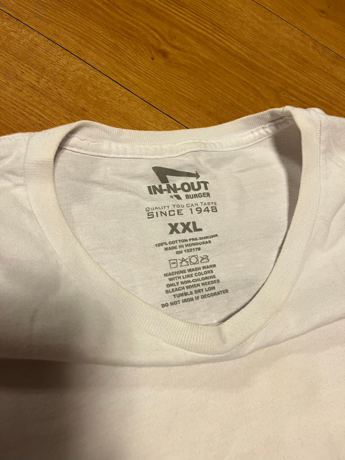 인앤아웃 버거 티셔츠 2XL IN-N-OUT BURGER 상품이미지6