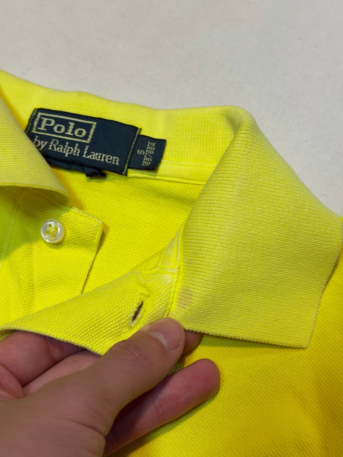 폴로 랄프로렌 빅포니 치프키프 카라티 옐로우 상품이미지6