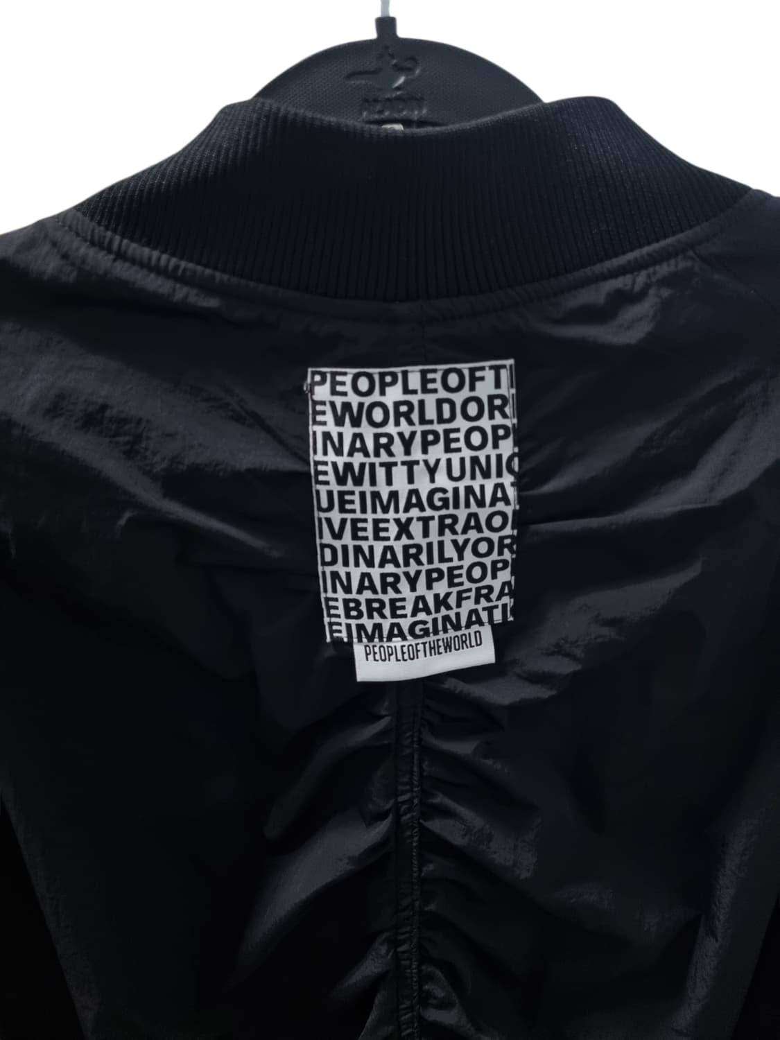 피플오브더월드 블랙 바람막이 L 상품이미지5