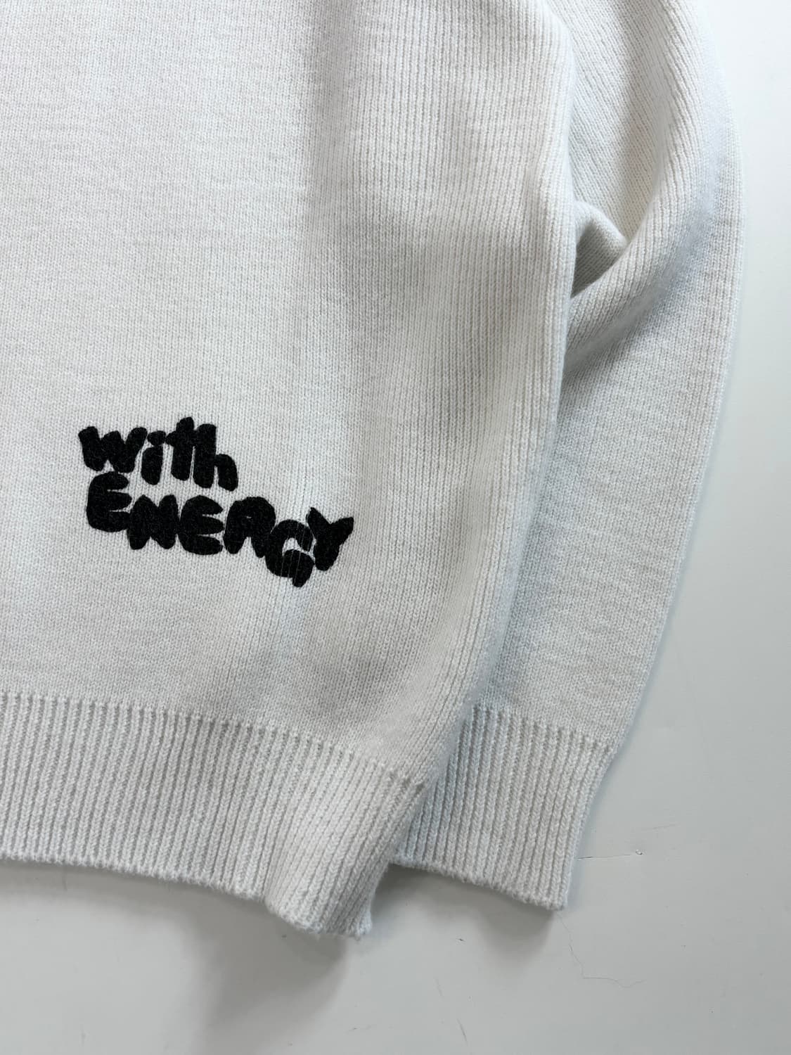 Comme des Garcons 꼼데가르송 아이보리 레터링 니트 상품이미지7