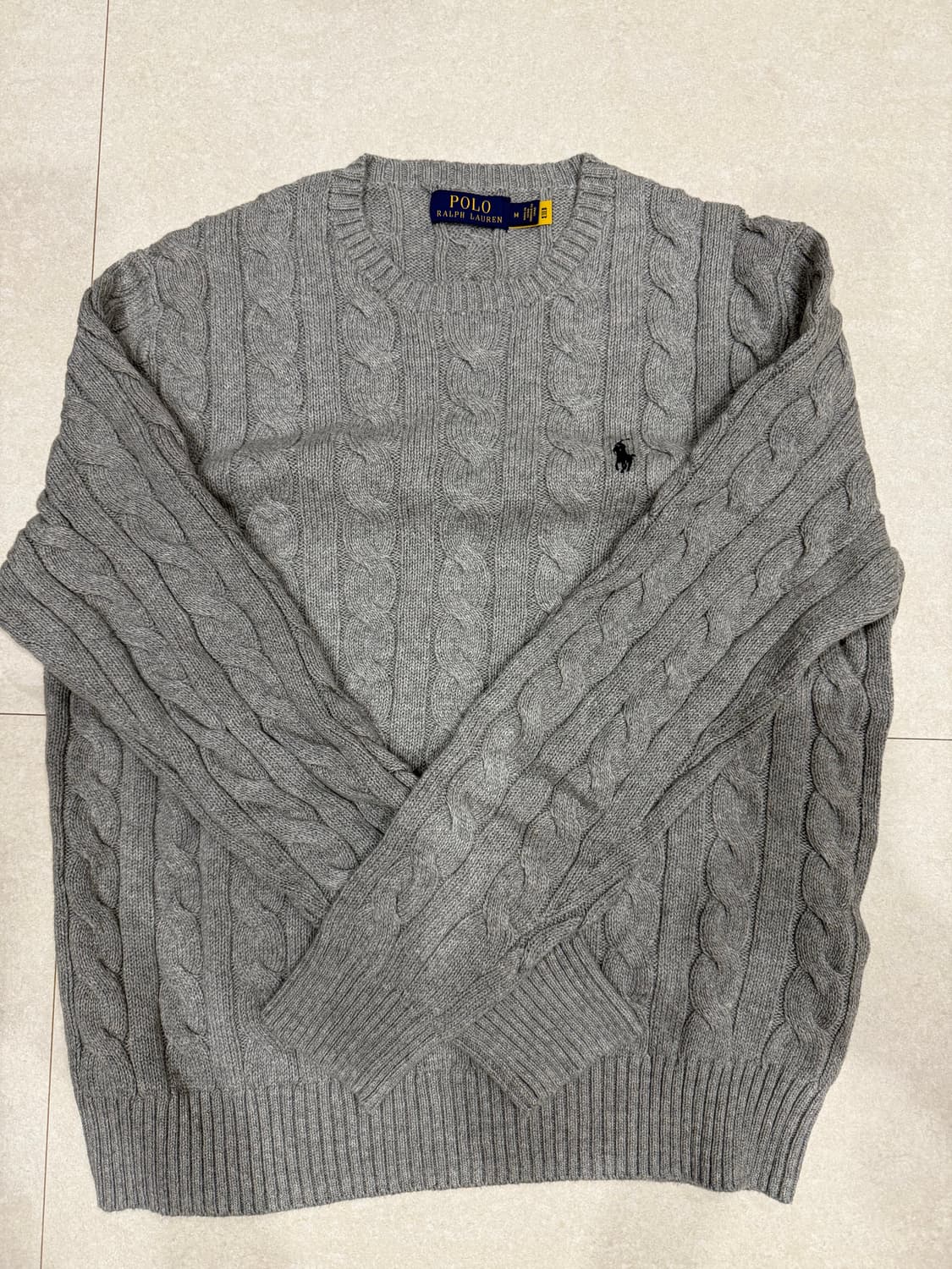 폴로 케이블 니트 상품이미지1