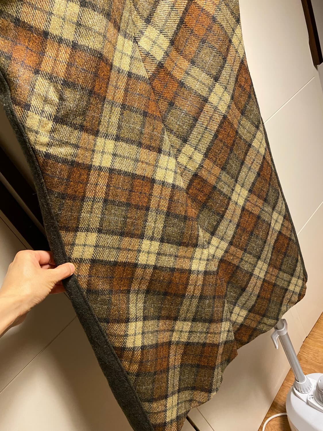 BCBG 체크모직 원피스S 상품이미지8