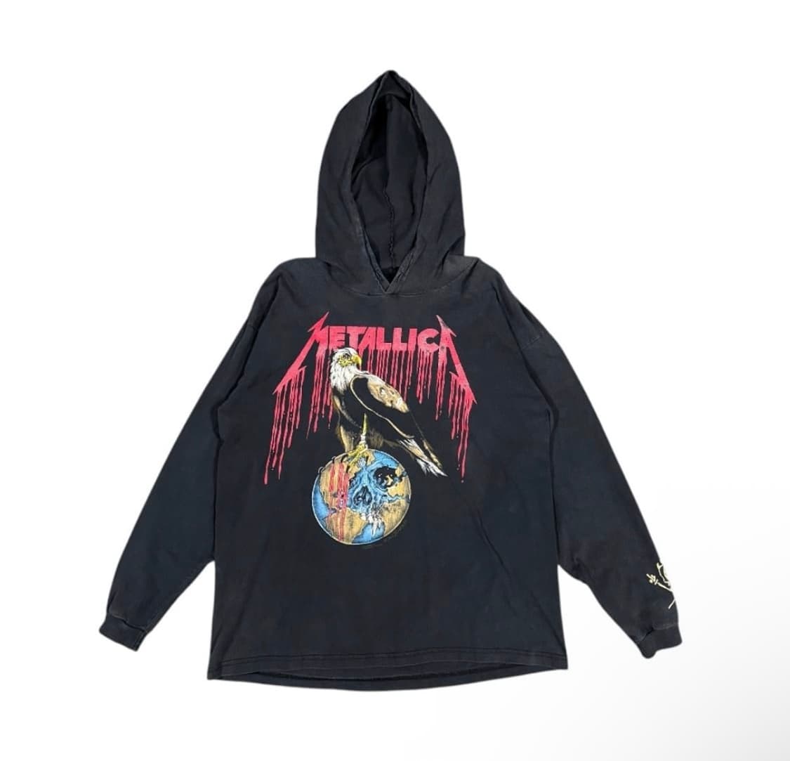 90s metallica 메탈리카 롱슬리브 후드 상품이미지1