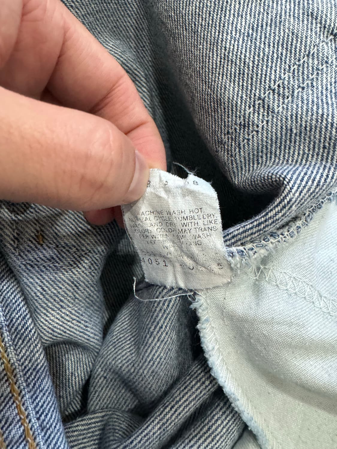 90s USA 리바이스 517 미디움 블루 데님 36 상품이미지5