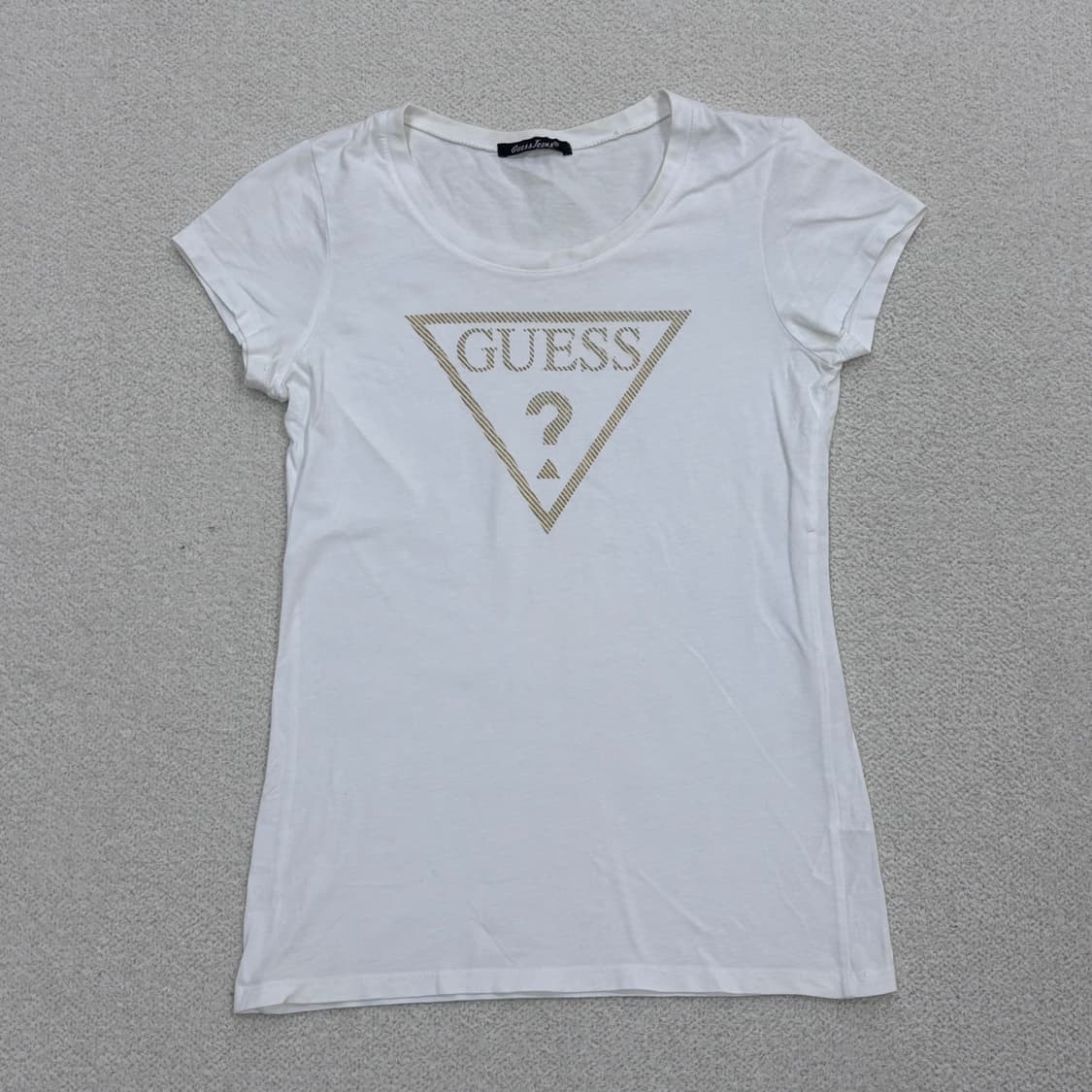 XS 게스 여성 삼각로고 반팔 티셔츠 0317E 상품이미지1