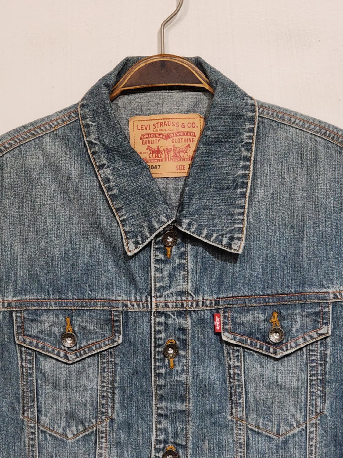 (95) 리바이스 데님 베스트 레드탭 청조끼 빈티지  상품이미지2