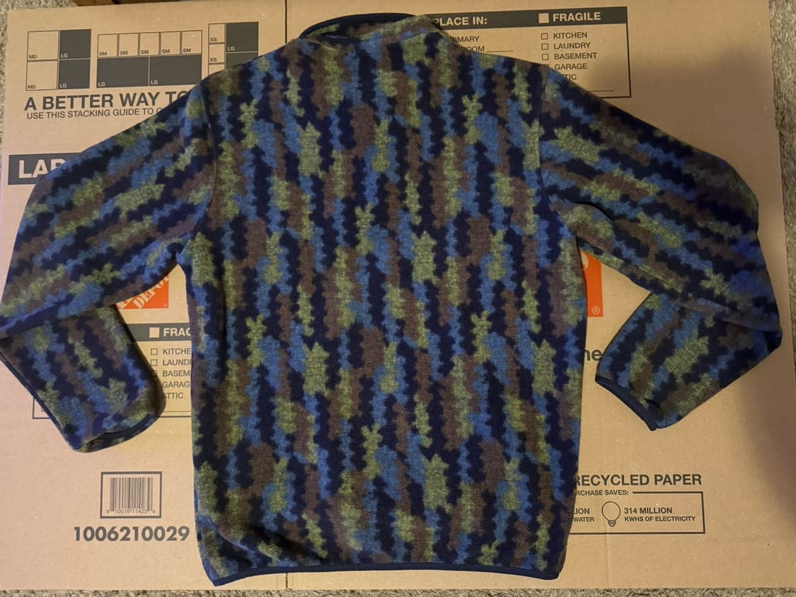 17FW 파타고니아 신칠라 스냅-T 네이비/올리브 상품이미지3